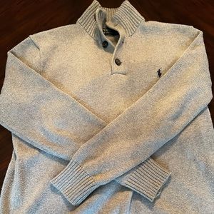 Men’s Polo button sweater size L